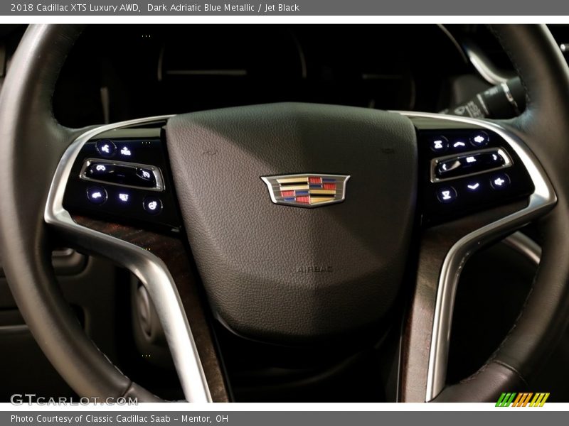 Dark Adriatic Blue Metallic / Jet Black 2018 Cadillac XTS Luxury AWD