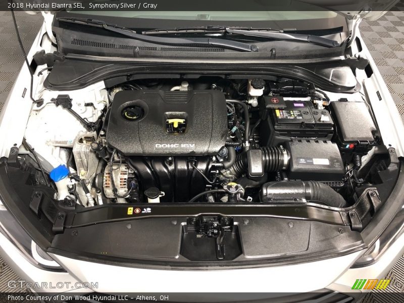 Symphony Silver / Gray 2018 Hyundai Elantra SEL