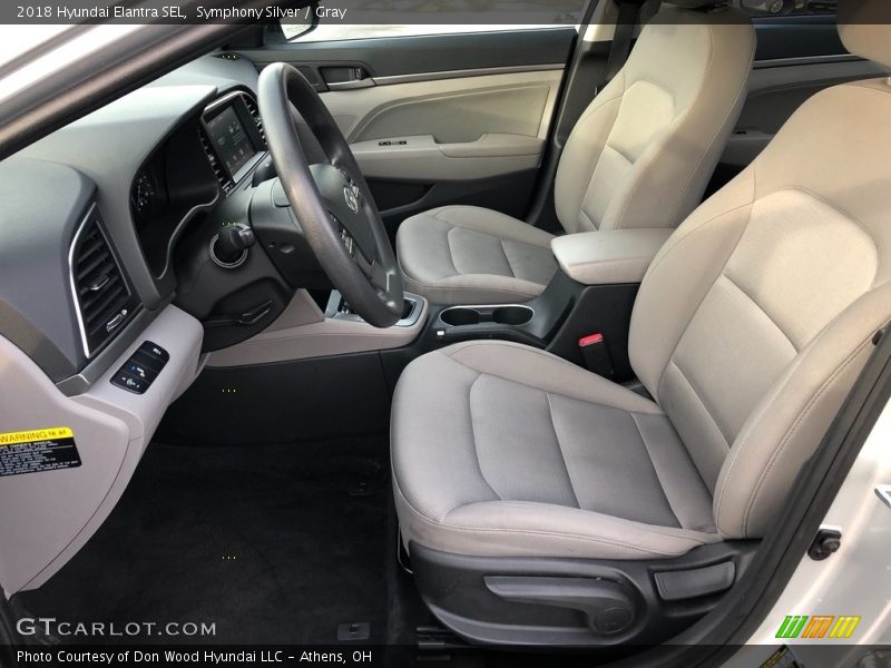 Symphony Silver / Gray 2018 Hyundai Elantra SEL