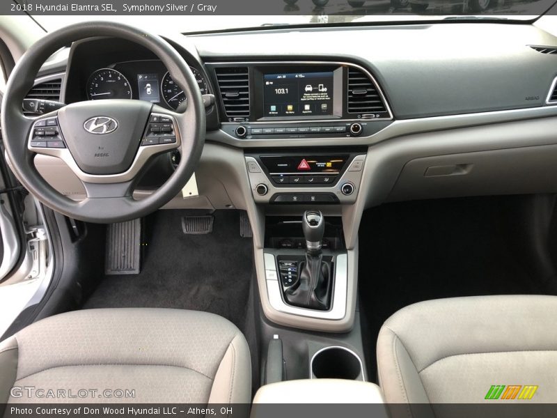 Symphony Silver / Gray 2018 Hyundai Elantra SEL