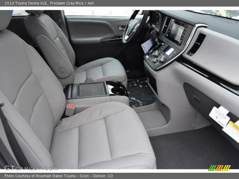Predawn Gray Mica / Ash 2019 Toyota Sienna XLE