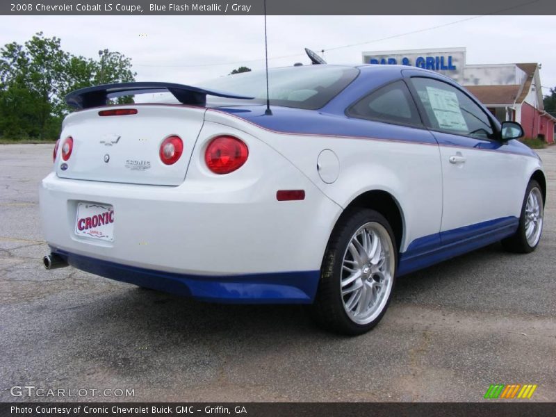 Blue Flash Metallic / Gray 2008 Chevrolet Cobalt LS Coupe