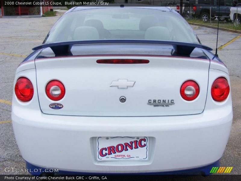 Blue Flash Metallic / Gray 2008 Chevrolet Cobalt LS Coupe