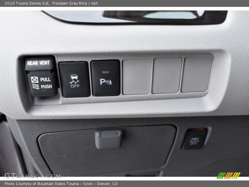 Predawn Gray Mica / Ash 2019 Toyota Sienna XLE