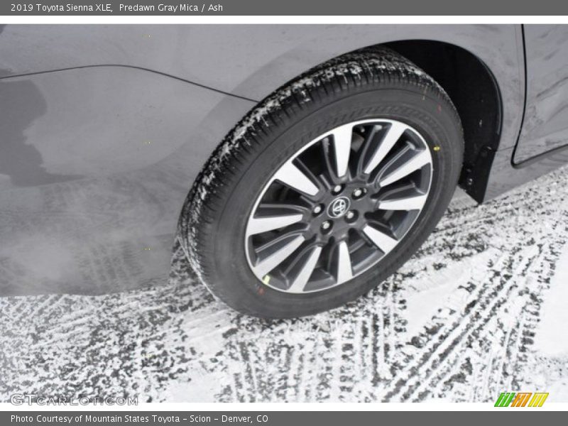 Predawn Gray Mica / Ash 2019 Toyota Sienna XLE