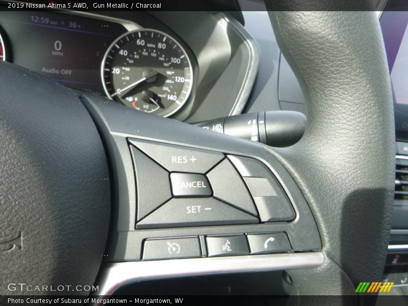 Gun Metallic / Charcoal 2019 Nissan Altima S AWD