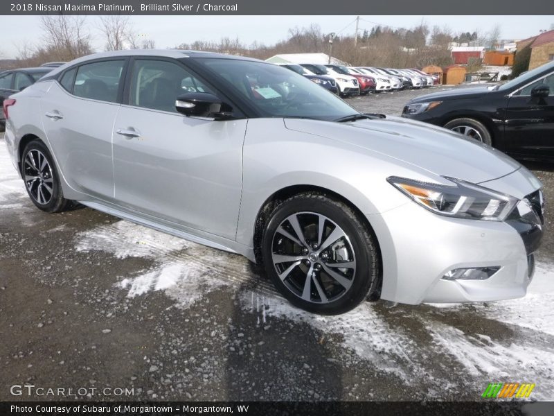 Brilliant Silver / Charcoal 2018 Nissan Maxima Platinum