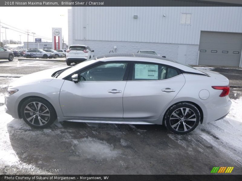 Brilliant Silver / Charcoal 2018 Nissan Maxima Platinum