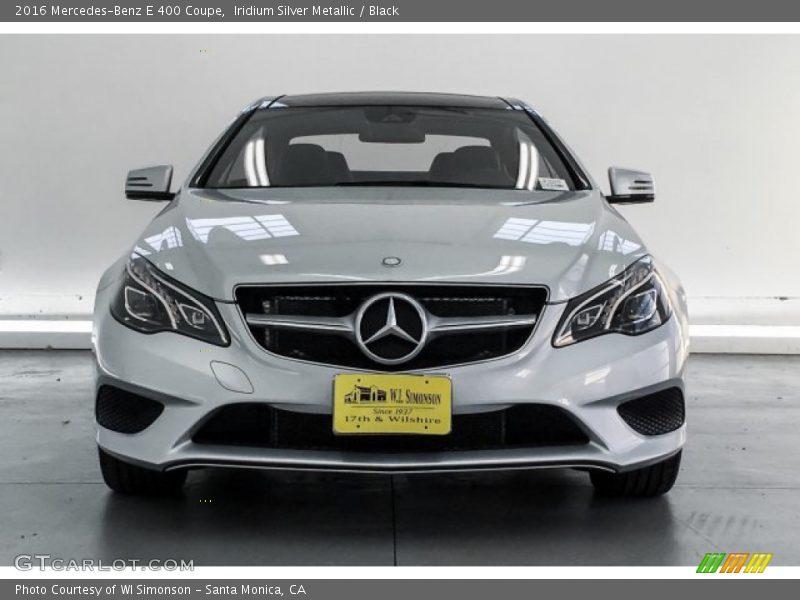 Iridium Silver Metallic / Black 2016 Mercedes-Benz E 400 Coupe