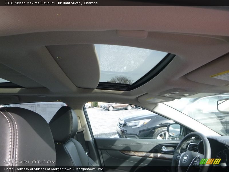 Brilliant Silver / Charcoal 2018 Nissan Maxima Platinum