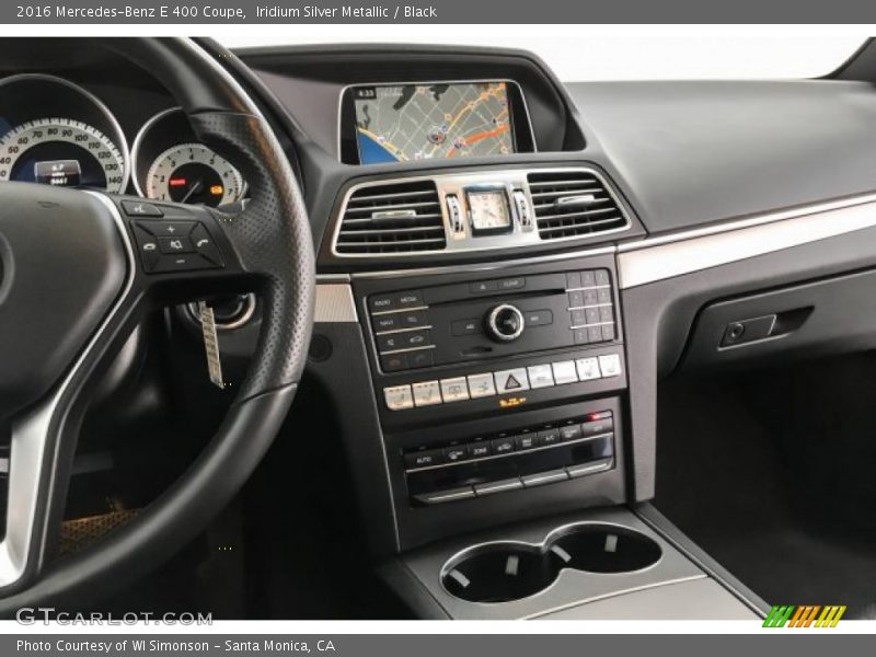 Iridium Silver Metallic / Black 2016 Mercedes-Benz E 400 Coupe