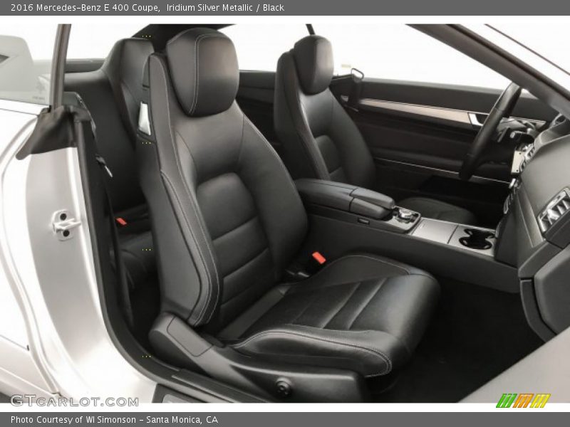 Iridium Silver Metallic / Black 2016 Mercedes-Benz E 400 Coupe