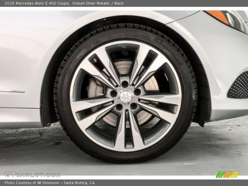 Iridium Silver Metallic / Black 2016 Mercedes-Benz E 400 Coupe