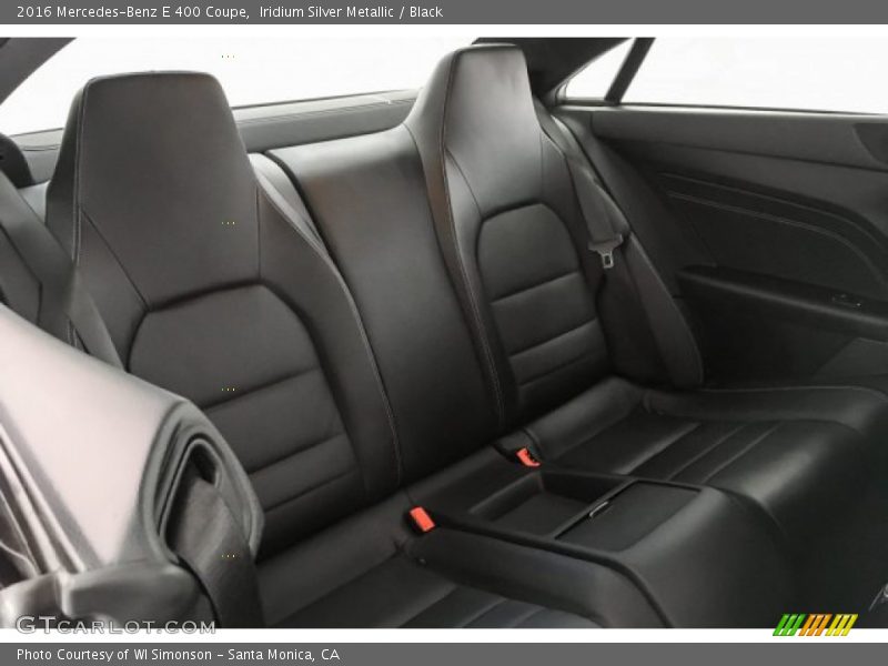 Iridium Silver Metallic / Black 2016 Mercedes-Benz E 400 Coupe