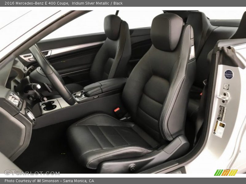 Iridium Silver Metallic / Black 2016 Mercedes-Benz E 400 Coupe