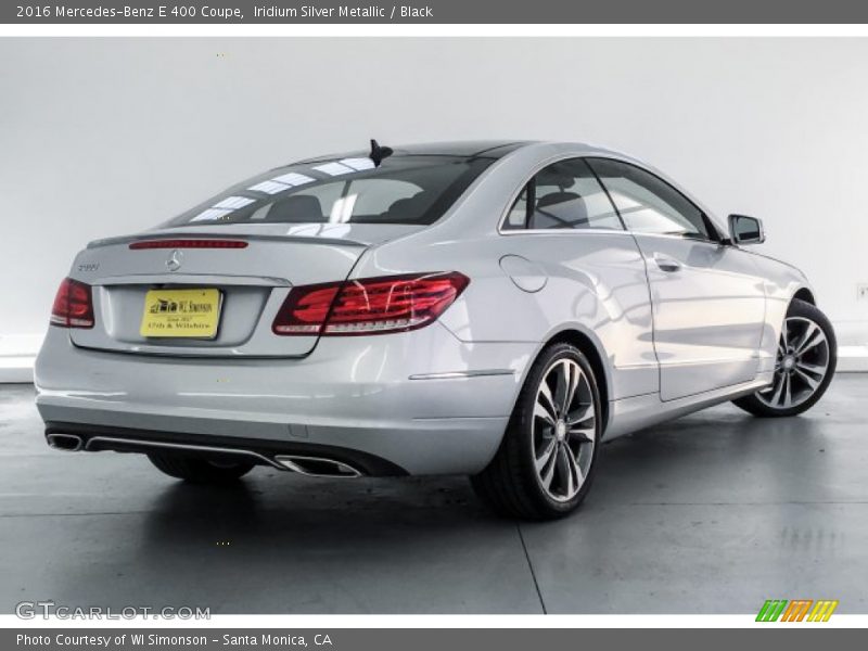 Iridium Silver Metallic / Black 2016 Mercedes-Benz E 400 Coupe