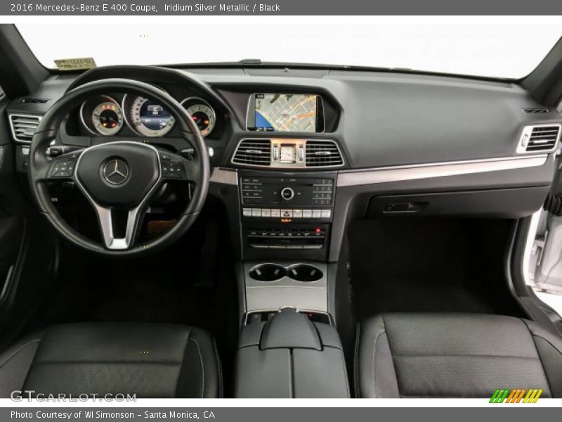 Iridium Silver Metallic / Black 2016 Mercedes-Benz E 400 Coupe