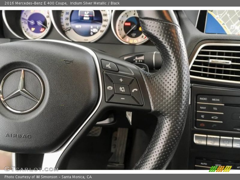 Iridium Silver Metallic / Black 2016 Mercedes-Benz E 400 Coupe