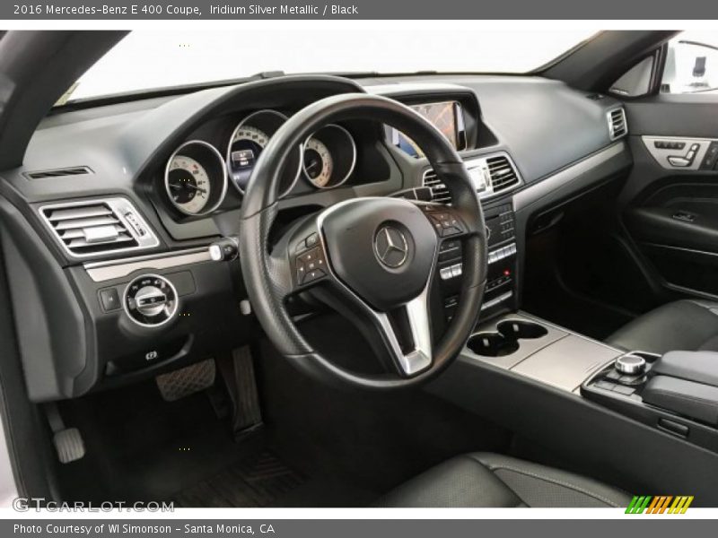 Iridium Silver Metallic / Black 2016 Mercedes-Benz E 400 Coupe