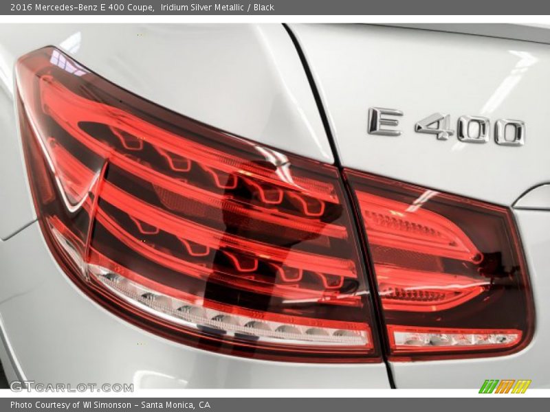 Iridium Silver Metallic / Black 2016 Mercedes-Benz E 400 Coupe