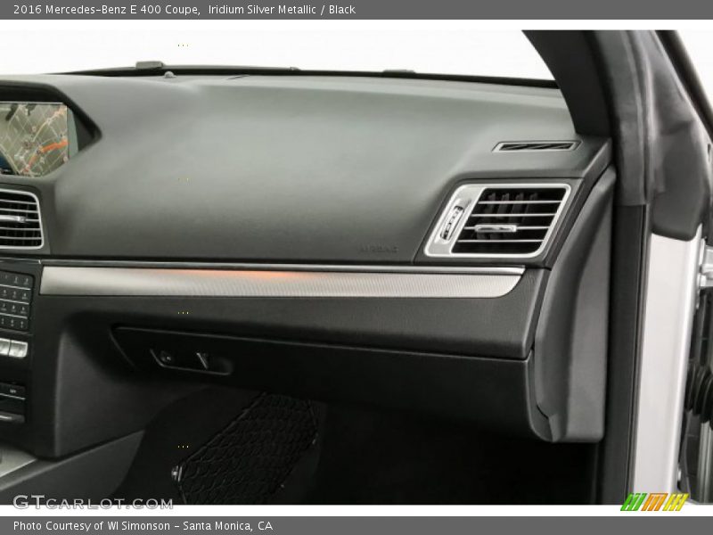 Iridium Silver Metallic / Black 2016 Mercedes-Benz E 400 Coupe