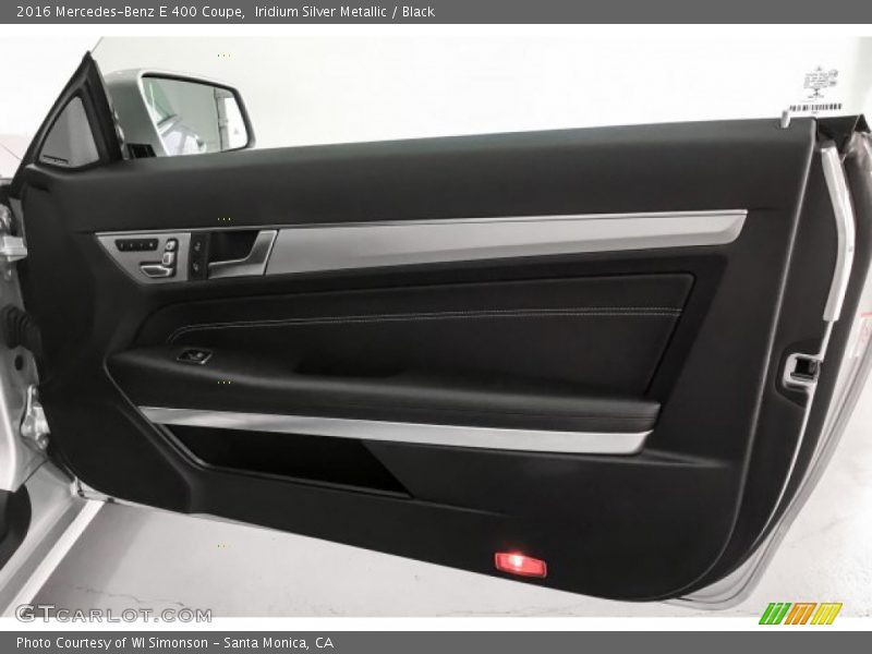 Iridium Silver Metallic / Black 2016 Mercedes-Benz E 400 Coupe