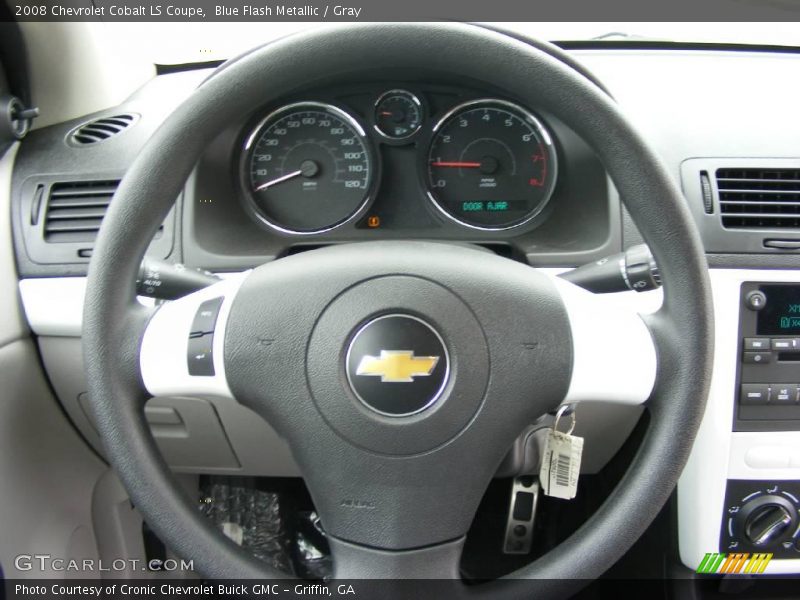 Blue Flash Metallic / Gray 2008 Chevrolet Cobalt LS Coupe