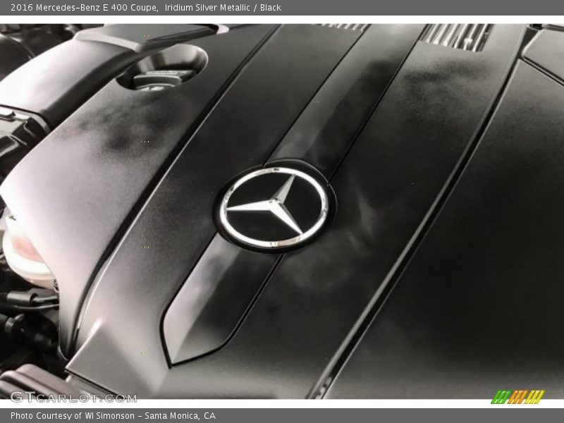 Iridium Silver Metallic / Black 2016 Mercedes-Benz E 400 Coupe