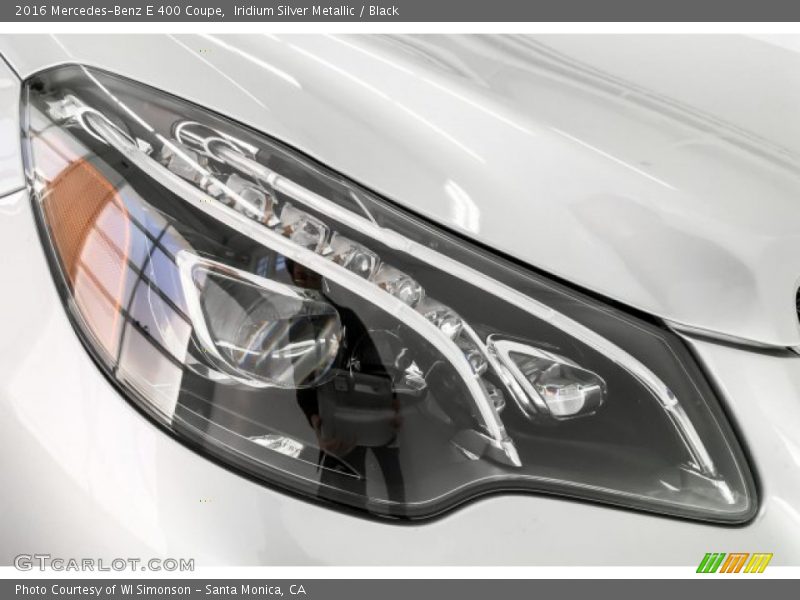 Iridium Silver Metallic / Black 2016 Mercedes-Benz E 400 Coupe