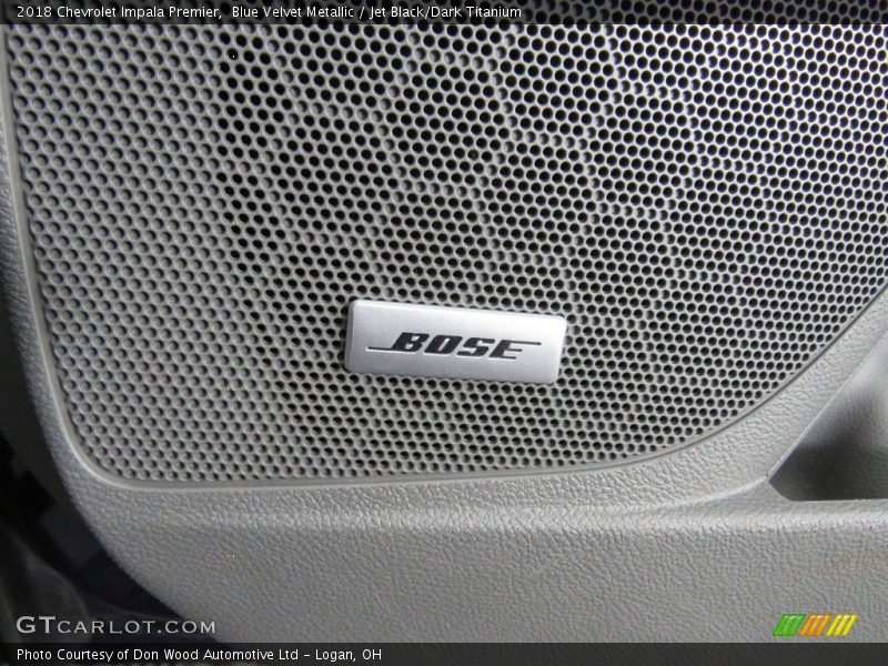 Blue Velvet Metallic / Jet Black/Dark Titanium 2018 Chevrolet Impala Premier