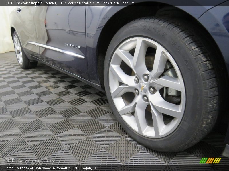 Blue Velvet Metallic / Jet Black/Dark Titanium 2018 Chevrolet Impala Premier