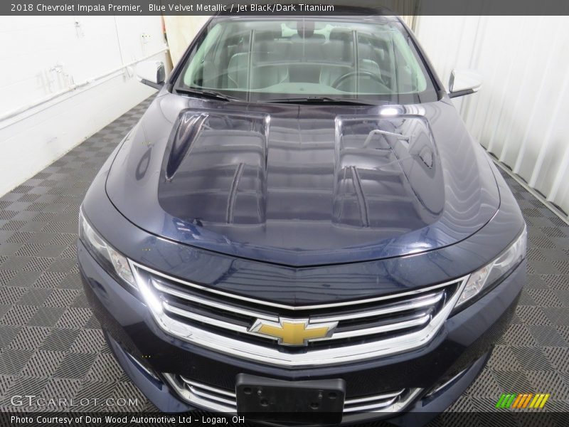 Blue Velvet Metallic / Jet Black/Dark Titanium 2018 Chevrolet Impala Premier