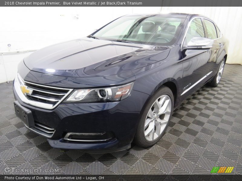 Blue Velvet Metallic / Jet Black/Dark Titanium 2018 Chevrolet Impala Premier