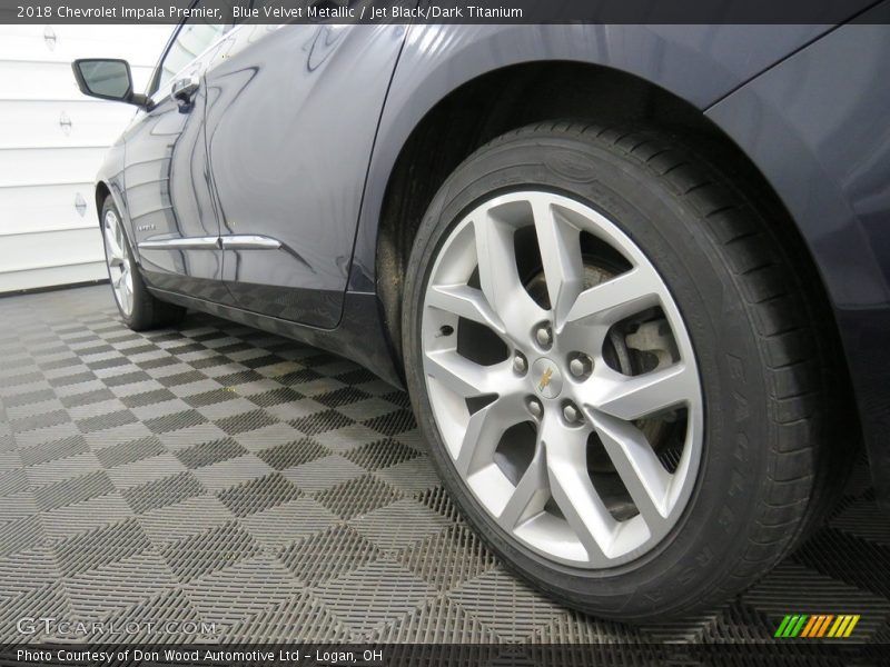 Blue Velvet Metallic / Jet Black/Dark Titanium 2018 Chevrolet Impala Premier