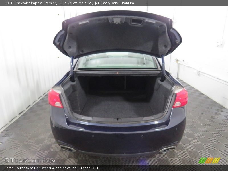 Blue Velvet Metallic / Jet Black/Dark Titanium 2018 Chevrolet Impala Premier