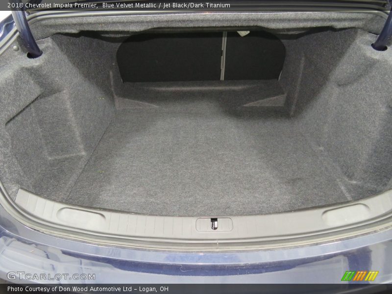 Blue Velvet Metallic / Jet Black/Dark Titanium 2018 Chevrolet Impala Premier