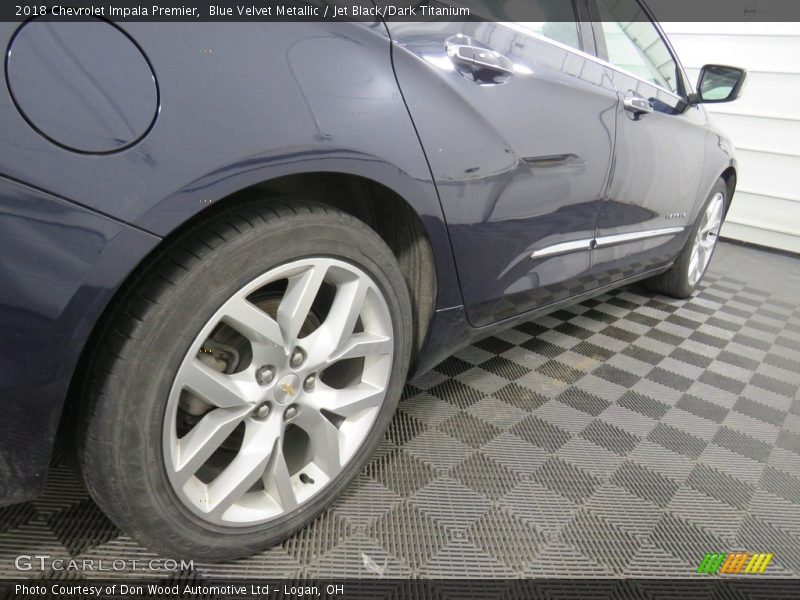 Blue Velvet Metallic / Jet Black/Dark Titanium 2018 Chevrolet Impala Premier