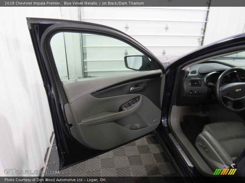 Blue Velvet Metallic / Jet Black/Dark Titanium 2018 Chevrolet Impala Premier