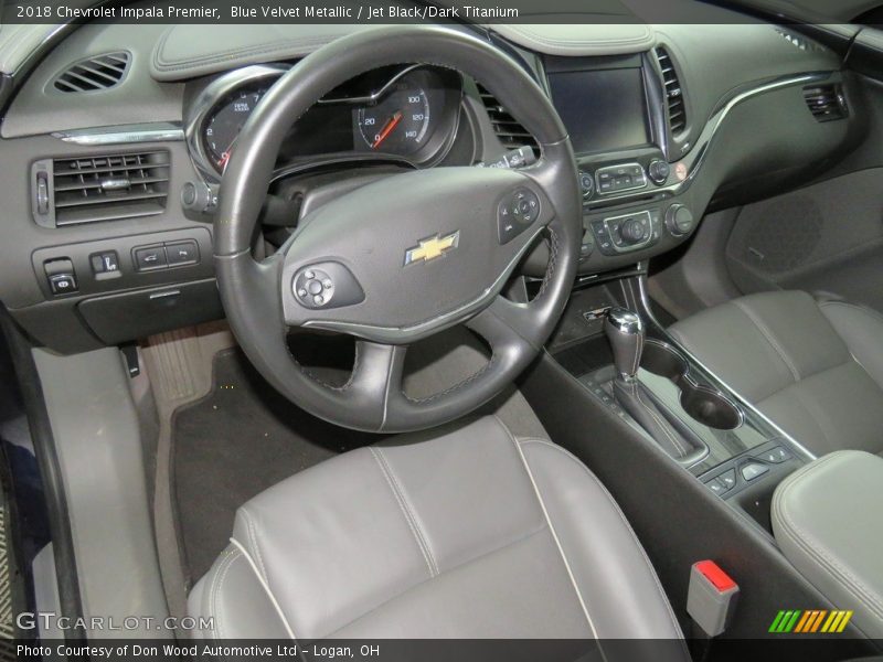 Blue Velvet Metallic / Jet Black/Dark Titanium 2018 Chevrolet Impala Premier