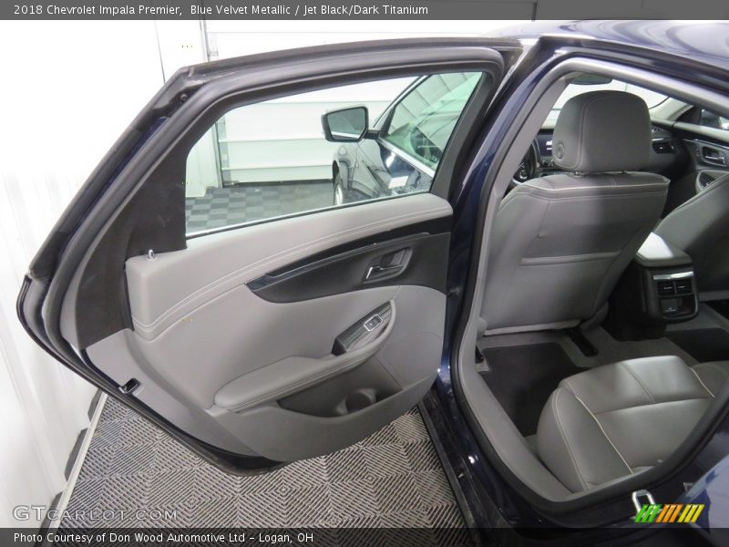 Blue Velvet Metallic / Jet Black/Dark Titanium 2018 Chevrolet Impala Premier