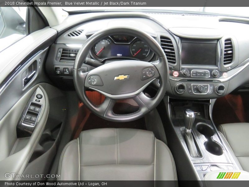 Blue Velvet Metallic / Jet Black/Dark Titanium 2018 Chevrolet Impala Premier