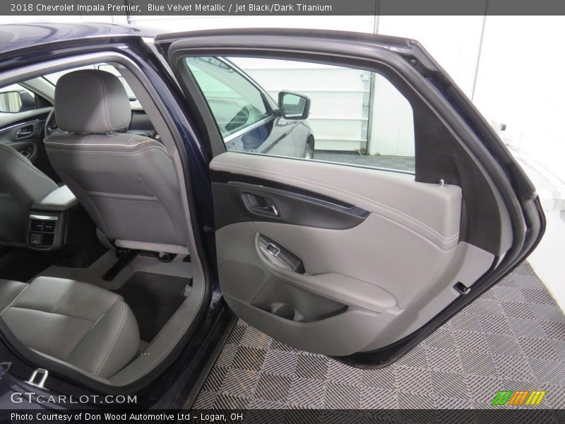 Blue Velvet Metallic / Jet Black/Dark Titanium 2018 Chevrolet Impala Premier