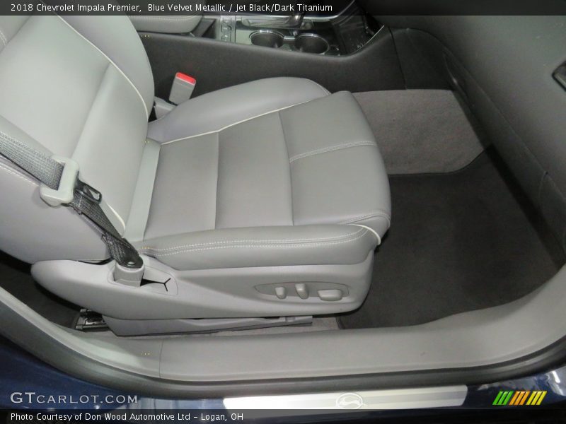Blue Velvet Metallic / Jet Black/Dark Titanium 2018 Chevrolet Impala Premier