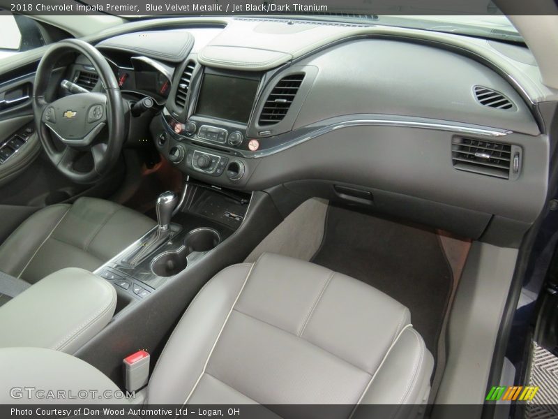 Blue Velvet Metallic / Jet Black/Dark Titanium 2018 Chevrolet Impala Premier