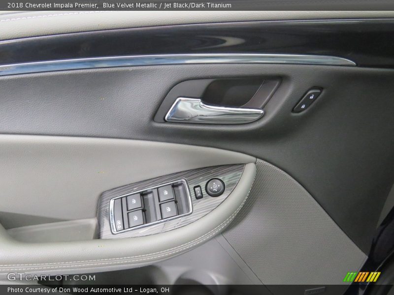 Blue Velvet Metallic / Jet Black/Dark Titanium 2018 Chevrolet Impala Premier