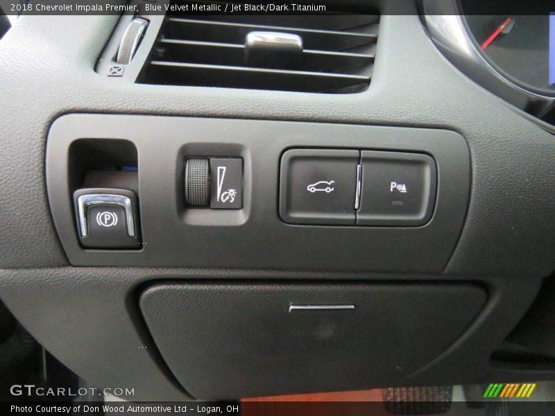Blue Velvet Metallic / Jet Black/Dark Titanium 2018 Chevrolet Impala Premier