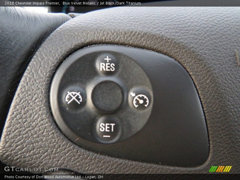 Blue Velvet Metallic / Jet Black/Dark Titanium 2018 Chevrolet Impala Premier