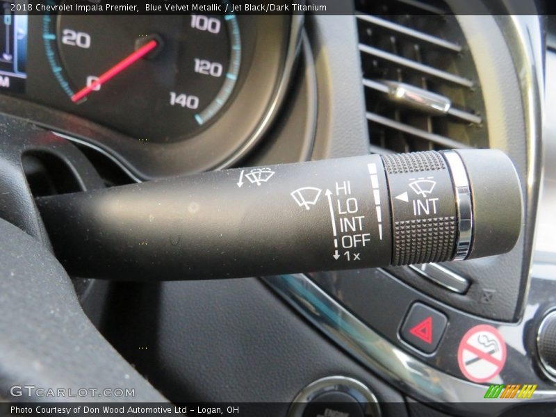 Blue Velvet Metallic / Jet Black/Dark Titanium 2018 Chevrolet Impala Premier