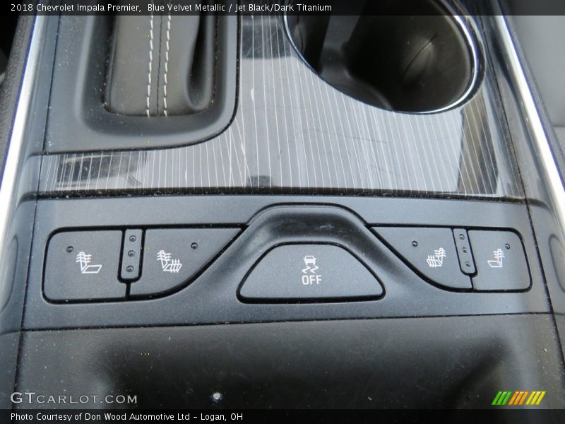 Blue Velvet Metallic / Jet Black/Dark Titanium 2018 Chevrolet Impala Premier
