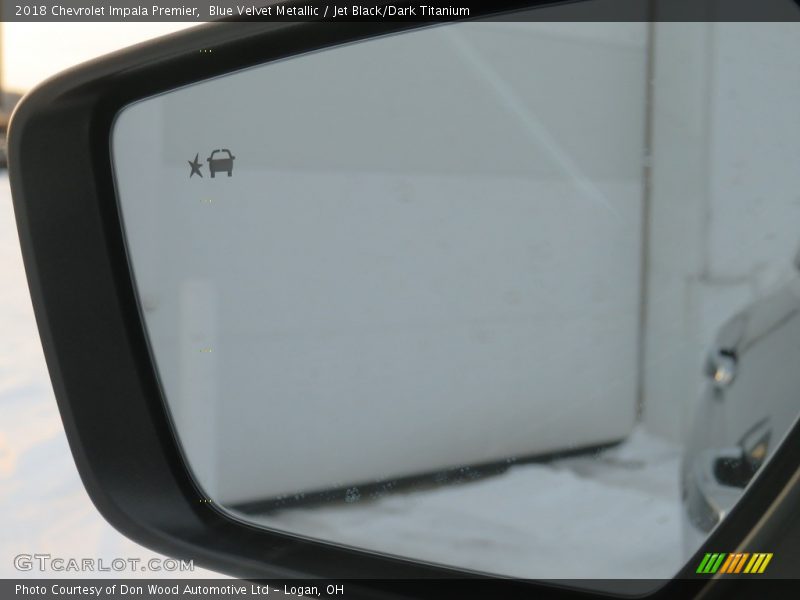 Blue Velvet Metallic / Jet Black/Dark Titanium 2018 Chevrolet Impala Premier